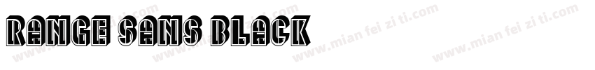 Range Sans Black字体转换